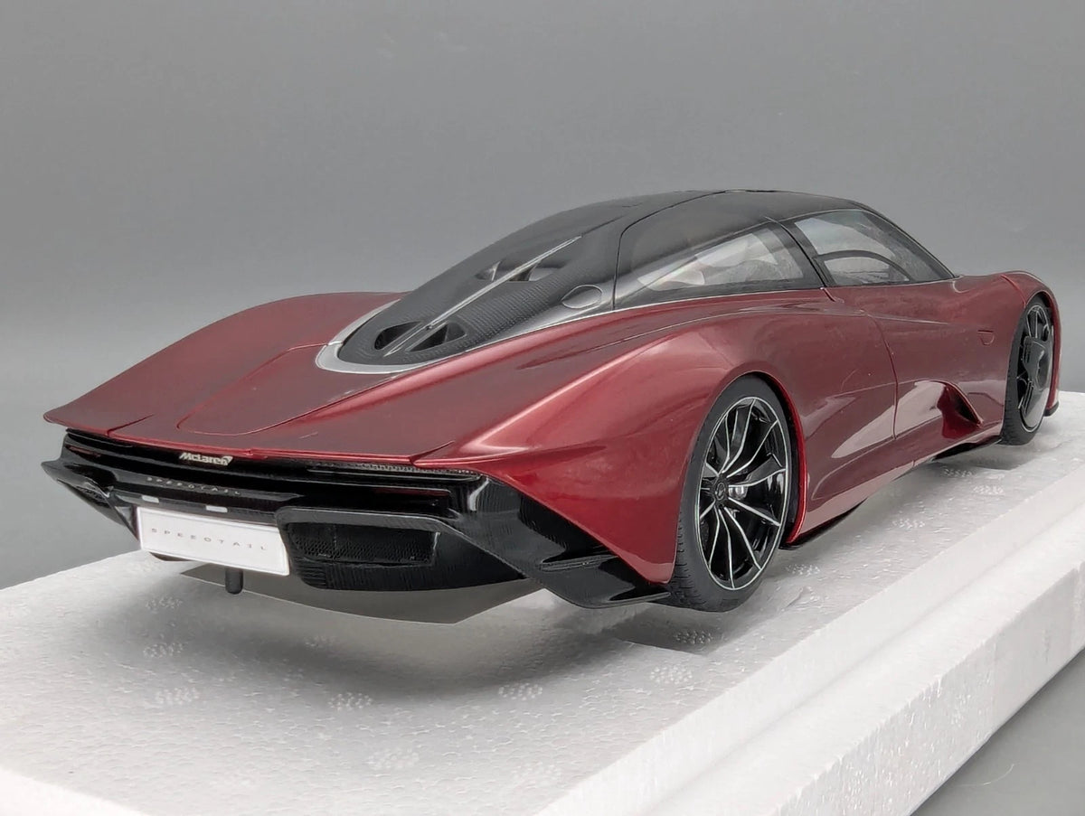 Modellautos 1:18 AUTOart 76087 McLaren Speedtail Volcano Red mit OVP