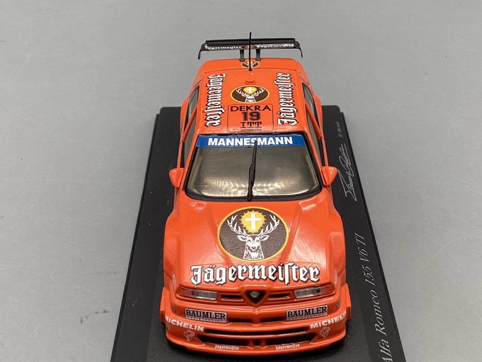 Modellautos 1:43 Minichamps Alfa Romeo 155 V6 TI DTM 1994 Bartels #19 mit OVP