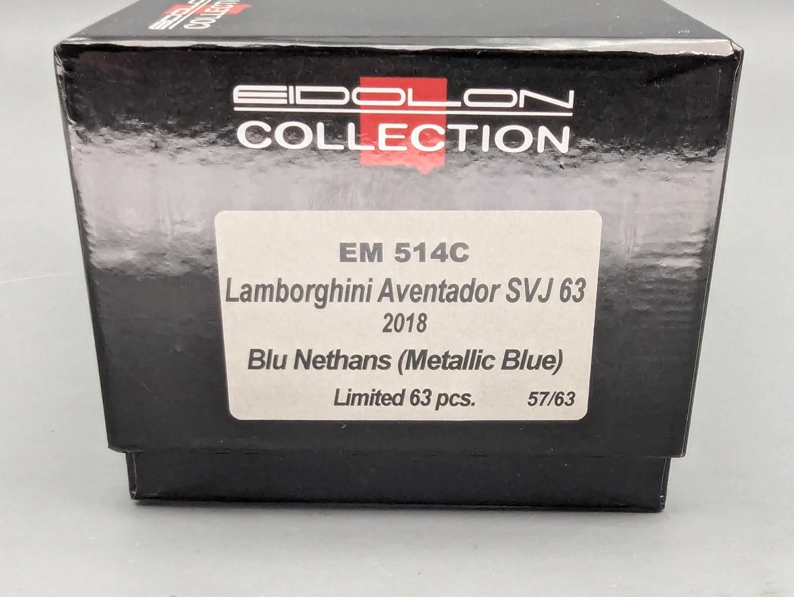 Eidolon Make Up 1:43 Lamborghini Aventador SVJ 63 2018 #63 Blu Ltd 57/63 OVP