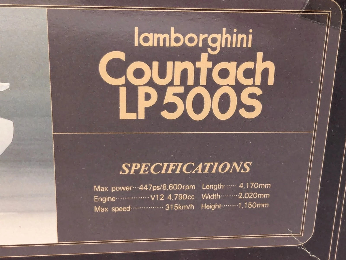 Modellautos Bausatz 1:20 Fujimi Lamborghini Countach LP500S mit OVP