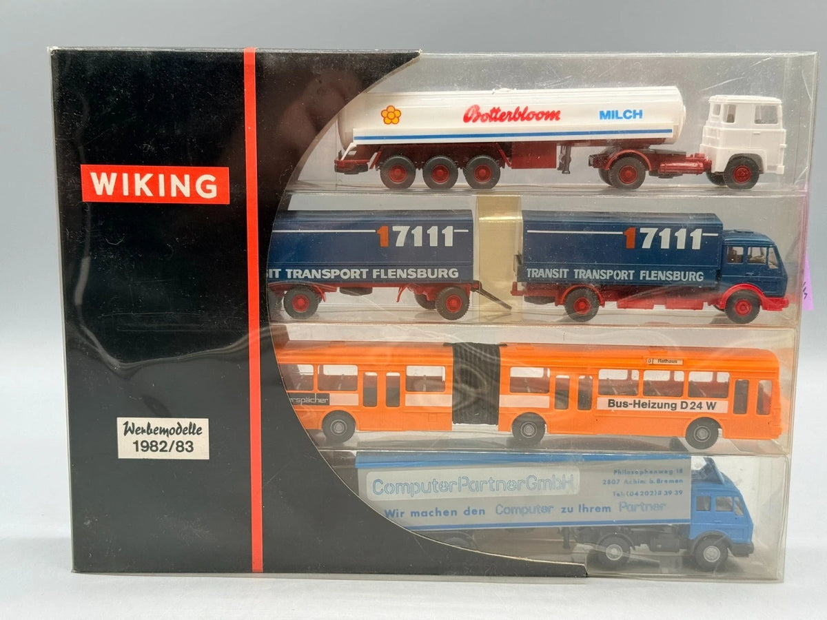 LKW Modelle 1:87 Wiking Werbemodelle 1982/83 mit OVP
