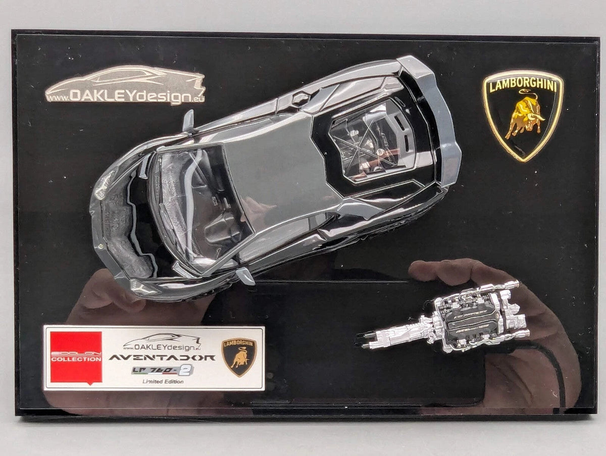 Eidolon Make Up 1:43 Lamborghini Aventador LP760-2 Engine Set Oakley Black OVP