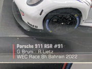 Modellautos 1:43 IXO Porsche 911 RSR WEC 8h Bahrain 2022 #91 Bruni Lietz mit OVP