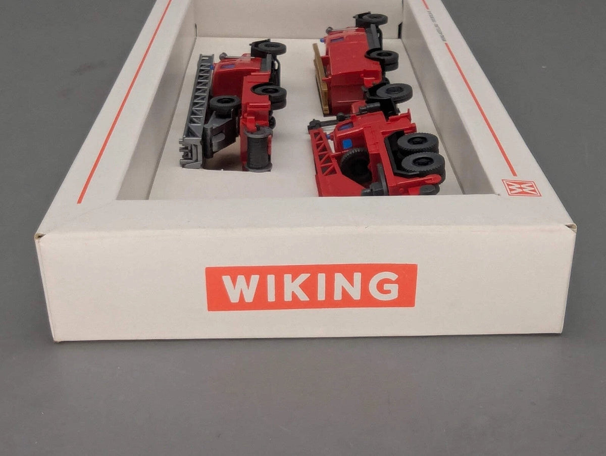 Modellautos HO 1:87 Wiking 2600 Feuerwehr Veteranen 3-tlg Set mit OVP