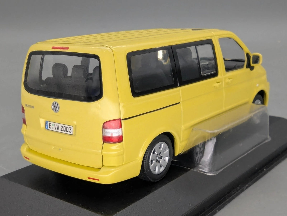 Modellautos 1:43 Minichamps VW T5 Multivan Gelb 2003 mit Dealer OVP