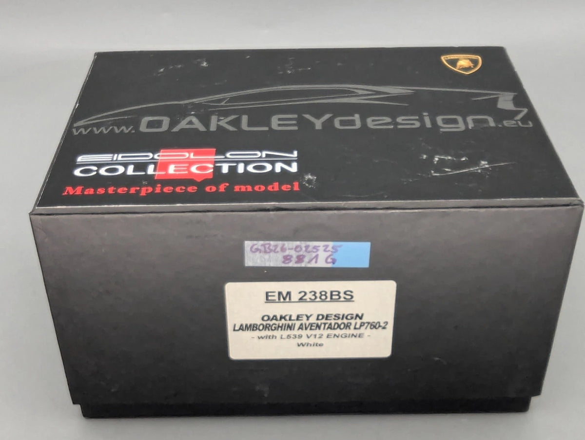 Eidolon Make Up 1:43 Lamborghini Aventador LP760-2 Engine Set Oakley Weiß OVP
