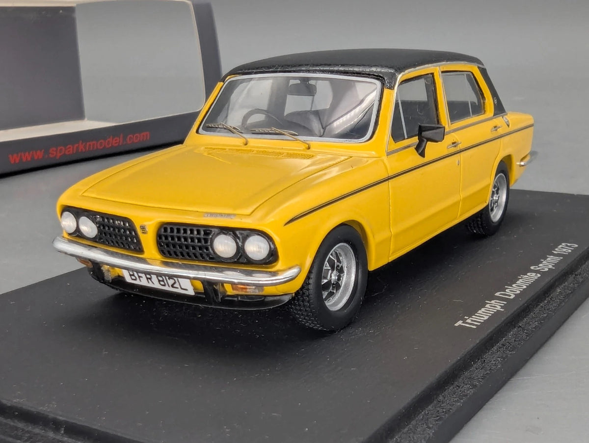 Modellautos 1:43 Spark S0519 Triumph Dolomite Sprint 1973 Gelb mit OVP