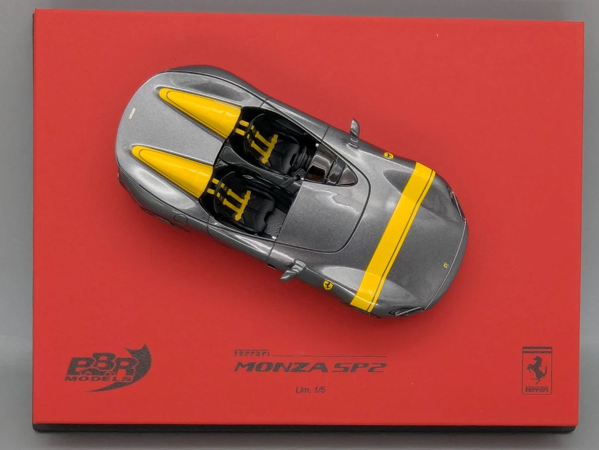 Modellautos 1:43 BBR  Ferrari Monza SP2 Metallic Silver Ltd 01/05 OVP