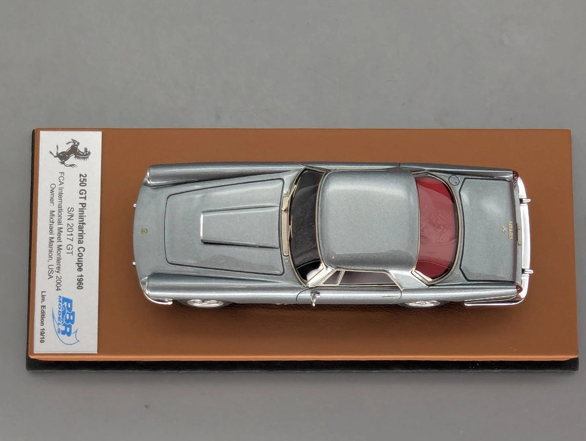 Modellautos 1:43 BBR Ferrari 250 GT Pininfarina Coupe S/N 2017 GT 10/10 mit OVP