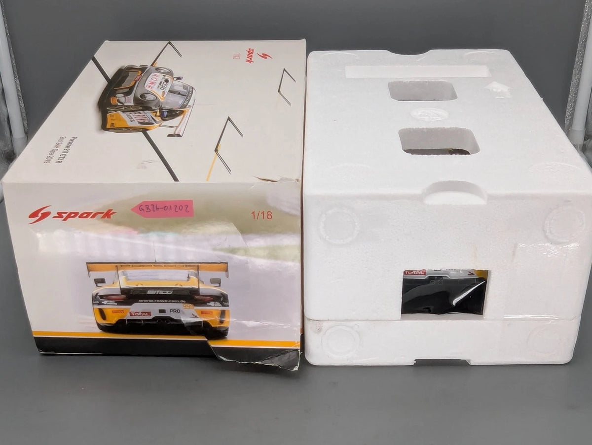 Modellautos 1:18 Spark Porsche 911 GT3 R Zweiter (2nd) 24h Spa 2019 #998 mit OVP