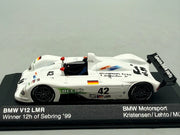 Modellautos 1:43 Minichamps BMW V12 LMR Winner 12h of Sebring 1999 #42 mit OVP