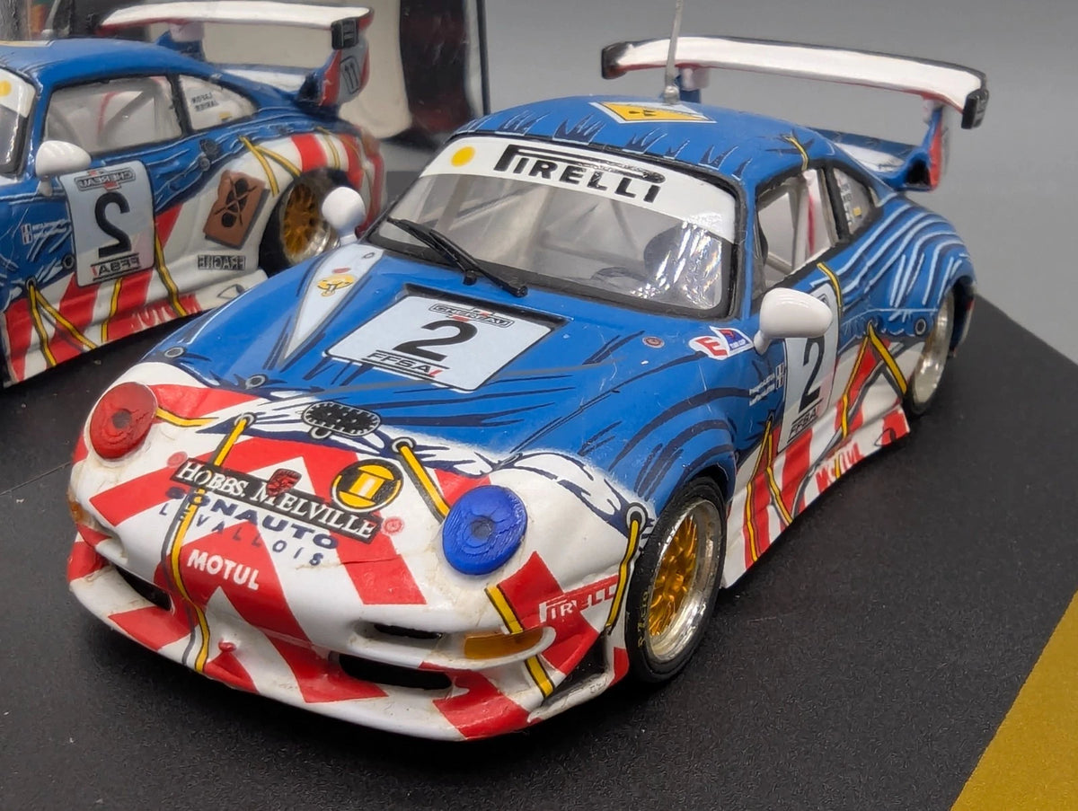 Modellautos 1:43 Sunstar Porsche 911 GT2 WINNER French GT 1998 #2 Jarrier OVP