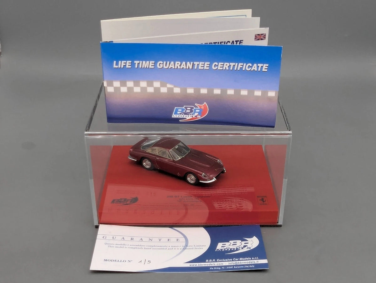 Modellautos 1:43 BBR Ferrari 250 GT Lusso Long Nose S/N 4335 GT Ltd 01/05 OVP