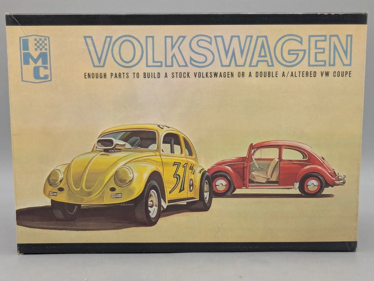 Modellauto Bausatz 1:25 IMC VW Käfer 2 Versionen Stock Car ODER Coupe mit OVP