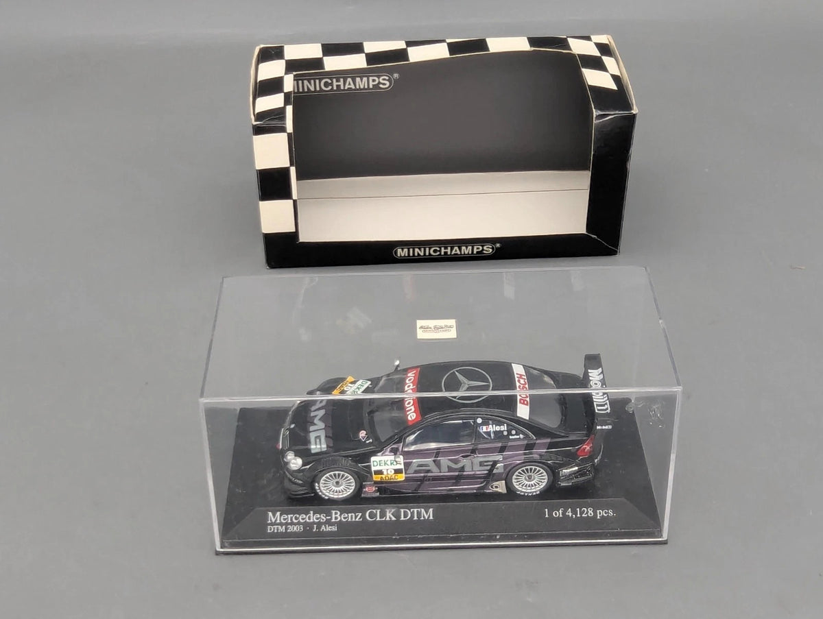 Modellautos 1:43 Minichamps Mercedes Benz CLK DTM 2003 #10 J. Alesi mit OVP