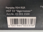 Modellautos 1:18 Schuco Porsche 934 RSR Jägermeister #GT53 mit OVP