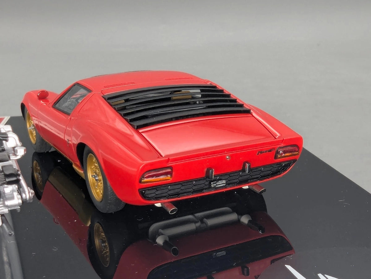 Eidolon Make Up 1:43 Lamborghini Miura P400 1967 Red Engine Set mit OVP