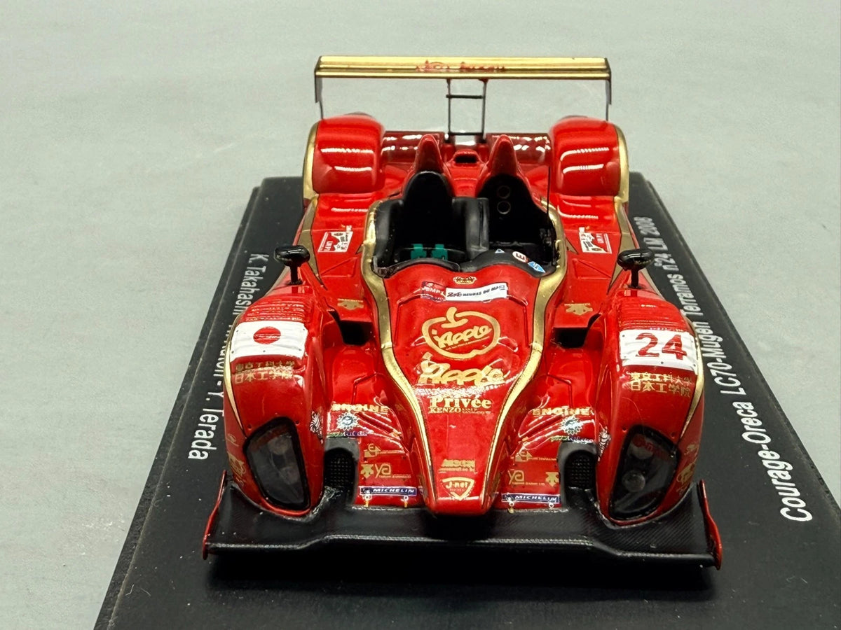 Modellautos 1:43 Spark Courage-Oreca LC70-Mugan Terramos #24 LM 2008 mit OVP