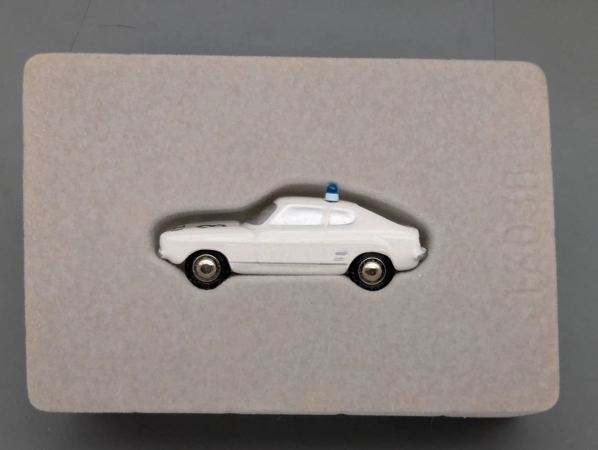 Modellautos 1:90 Schuco Piccolo Ford Capri Polizei 1970 mit OVP