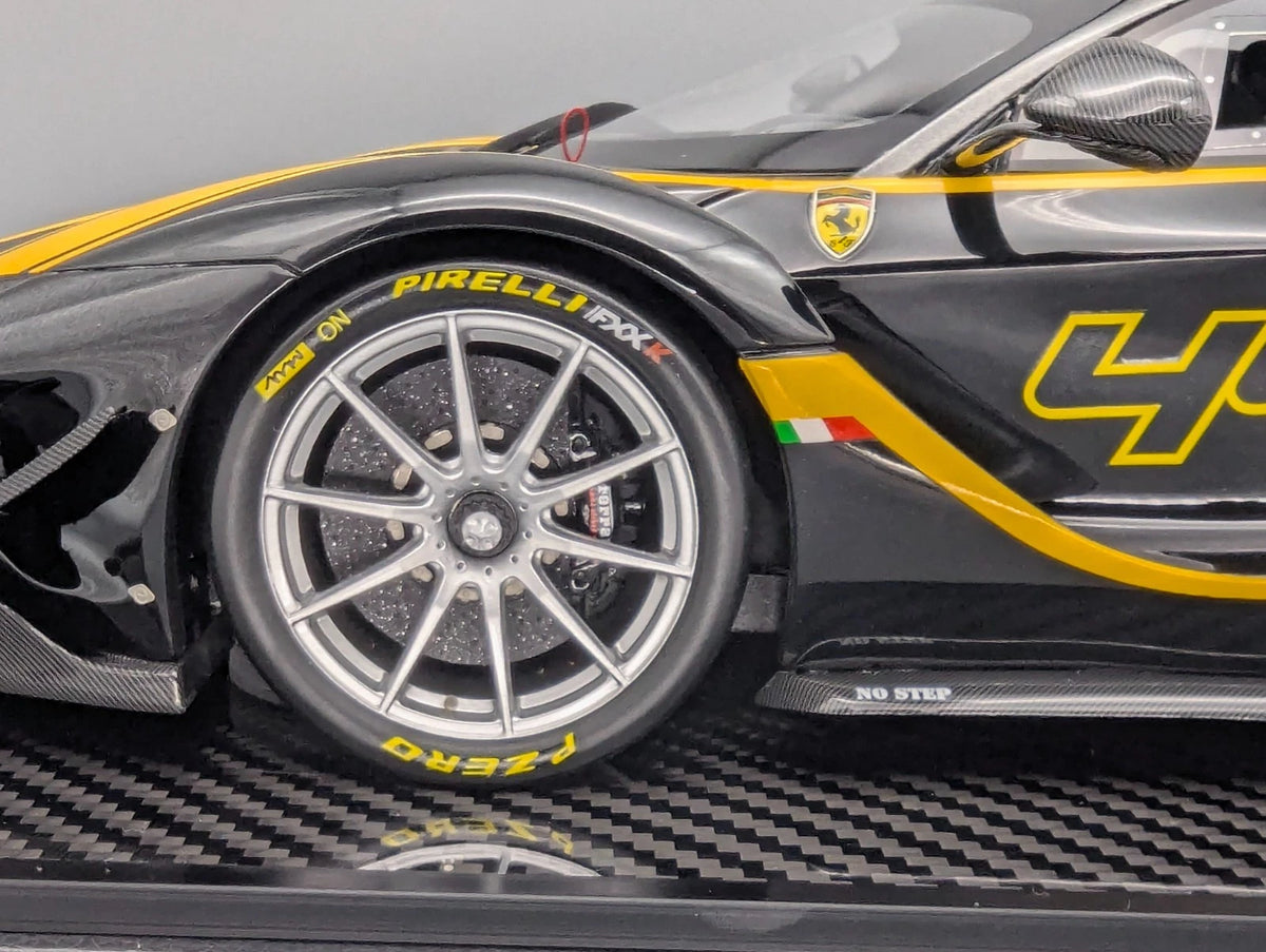 Modellautos 1:12 BBR Ferrari FXX-K EVO Nero Stellato Car #44 Ltd 07/10 OVP