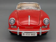 Modellautos 1:18 Bburago Tchibo Porsche 356 B Cabriolet 1961 Rot mit OVP