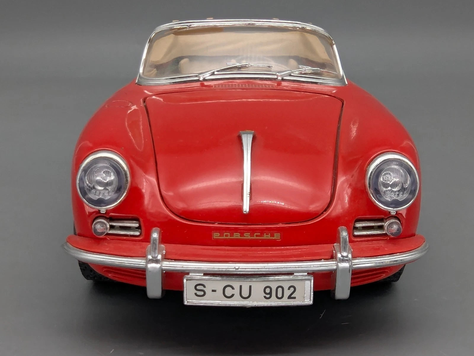 Modellautos 1:18 Bburago Tchibo Porsche 356 B Cabriolet 1961 Rot mit OVP
