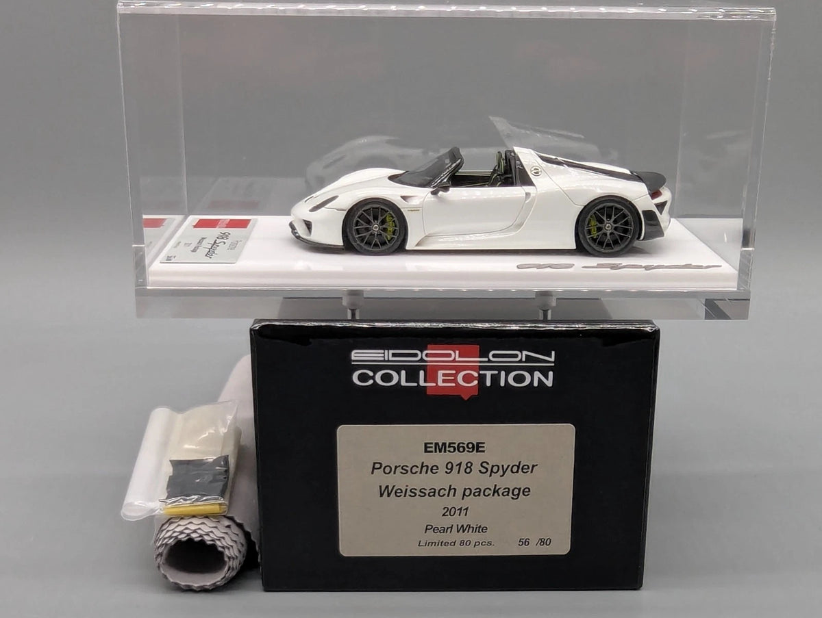 Modellautos 1:43 Eidolon Make Up Porsche 918 Spyder 2011 Weissach 56/80 mit OVP