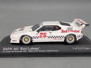 Modellautos 1:43 Minichamps BMW M1 IMSA Red Lobster 1981 1st GTO #25 mit OVP
