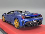 Modellautos 1:43 BBR Concept43 Ferrari 488 Pista Spider RHD BluTDF Ltd 01/20 OVP