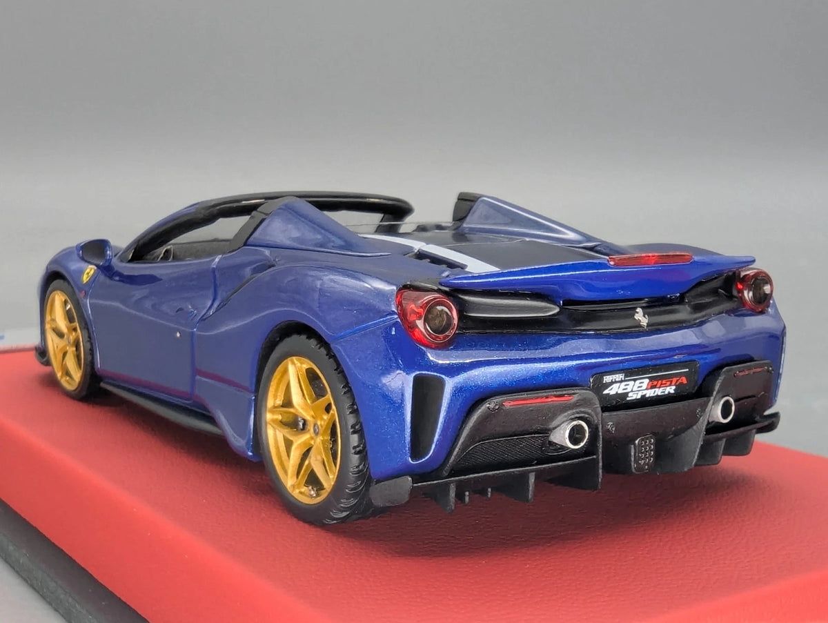 Modellautos 1:43 BBR Concept43 Ferrari 488 Pista Spider RHD BluTDF Ltd 01/20 OVP