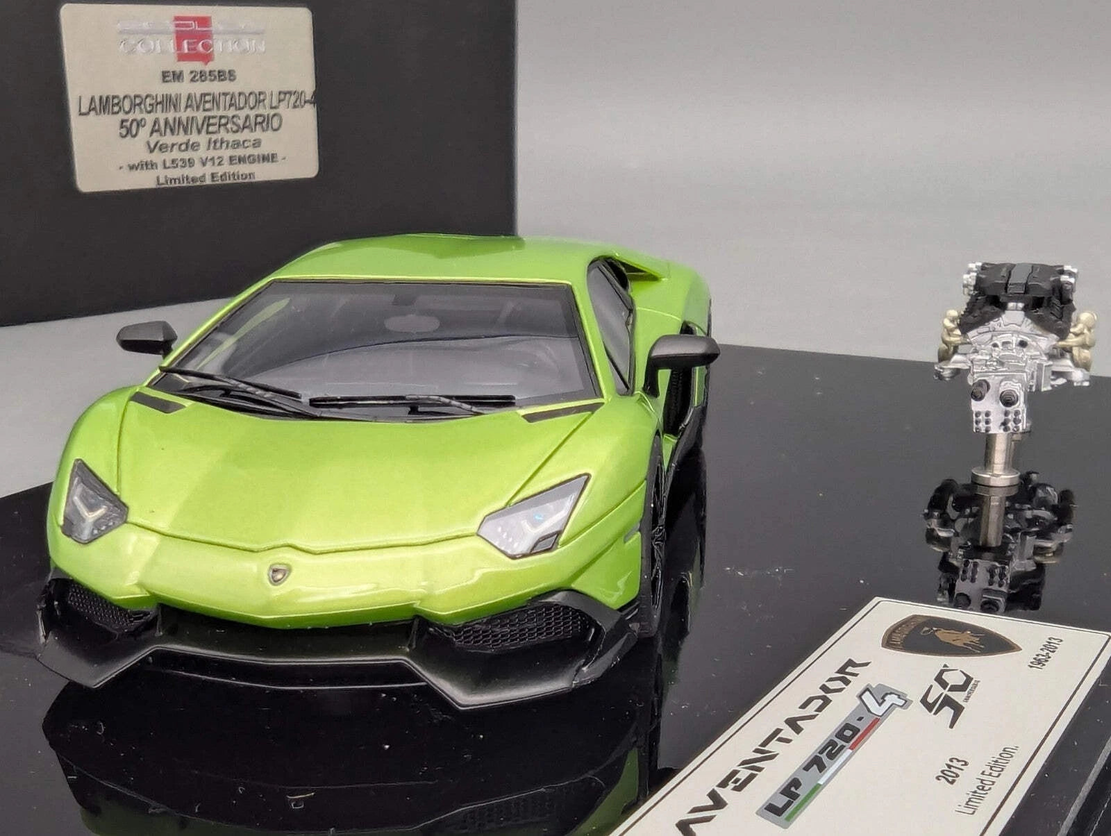 Eidolon Make Up 1:43 Lamborghini Aventador LP720-4 50. Annivers. Engine Set OVP