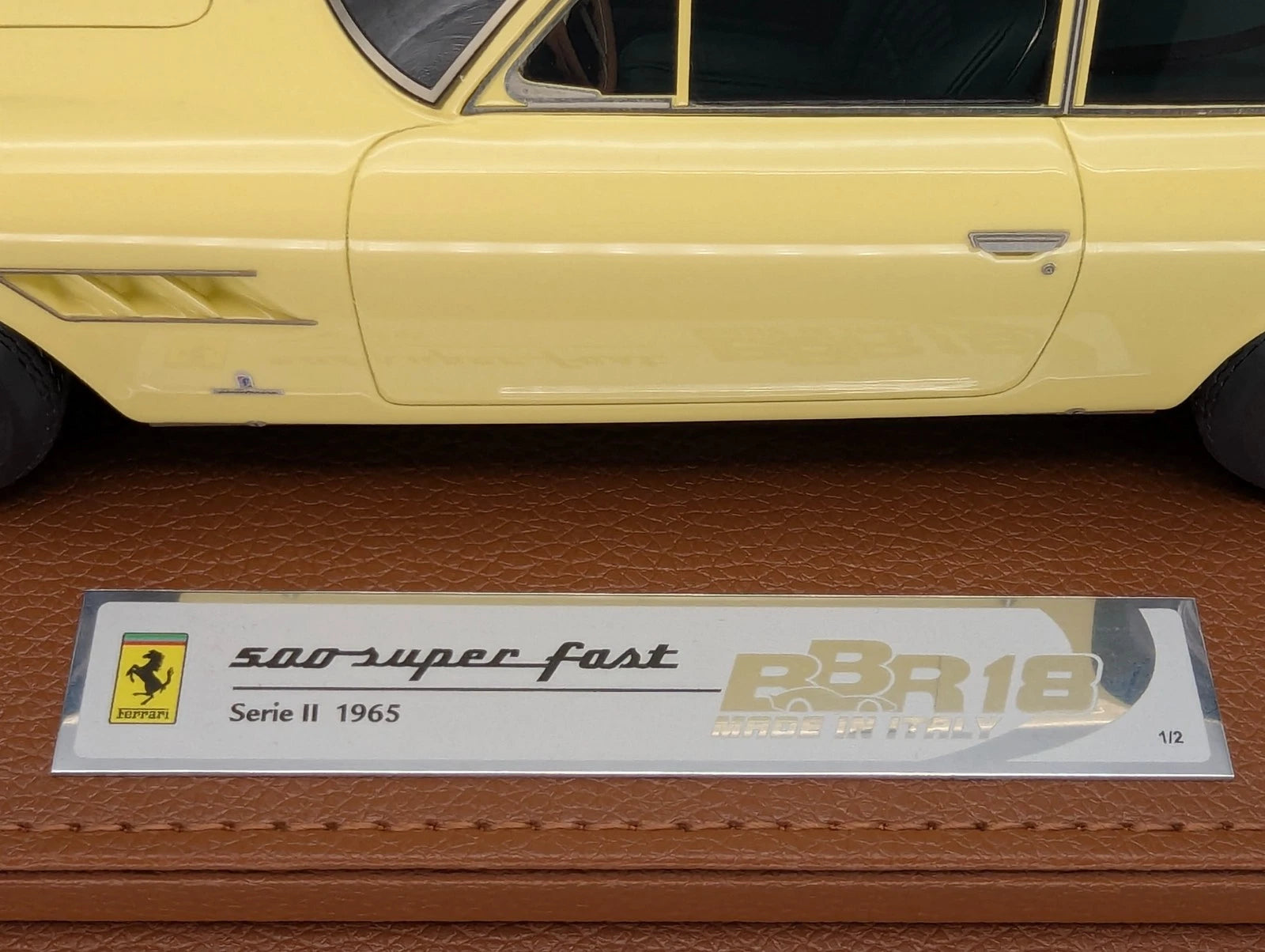 Modellautos 1:18 BBR Ferrari 500 Superfast Serie 2 im Lederkoffer Ltd 01/02 OVP