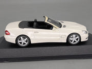Modellautos 1:43 Minichamps Mercedes Benz SL Klasse 2008 R230 Diamantweiss OVP