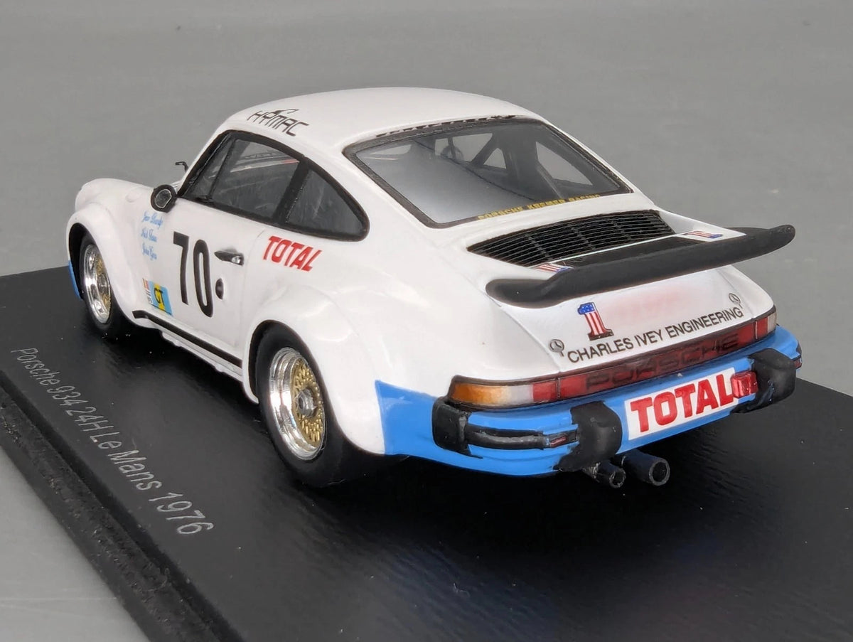 Modellautos 1:43 Spark S9822 Porsche 934 24h Le Mans 1976 #70 OVP