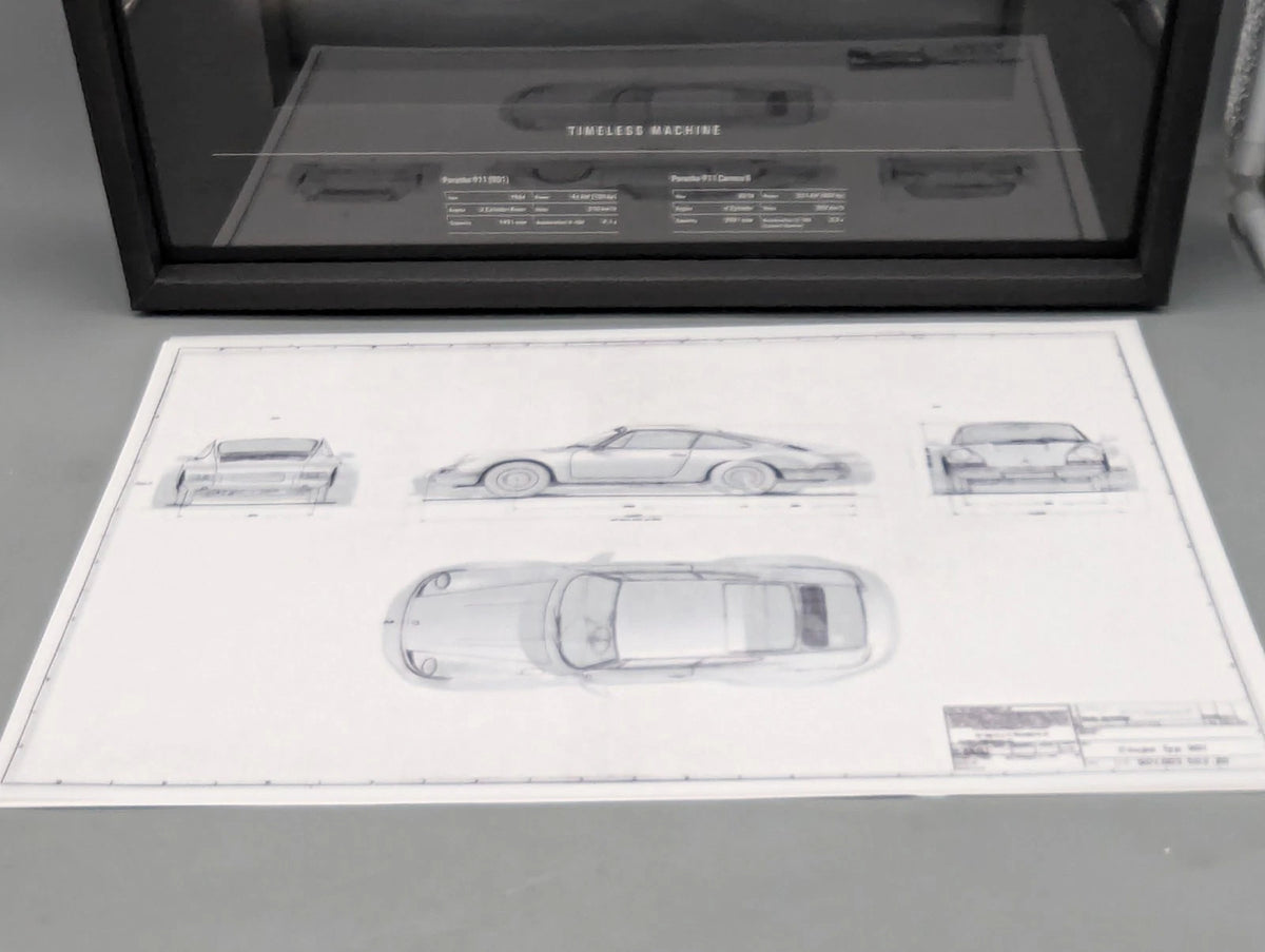 Modellautos 1:43 Spark Porsche Timeless Machine Set 901 & 992 WAP0929190K OVP