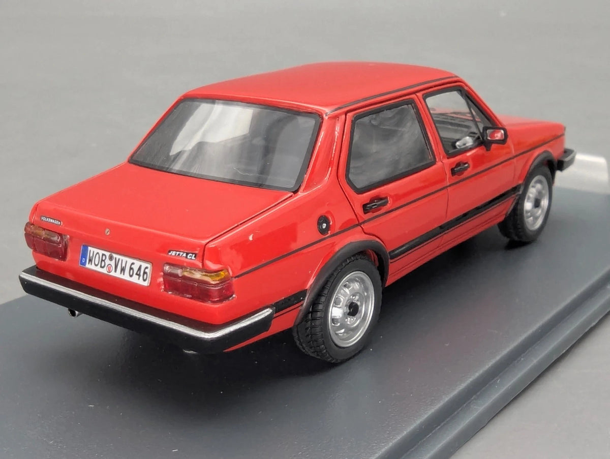 Modellautos 1:43 Neo Scale Models 43646 Volkswagen VW Jetta Mk1 Rot mit OVP