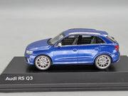 Modellautos 1:43 Schuco Audi RS Q3 Sepang Blau Metallic mit Dealer OVP