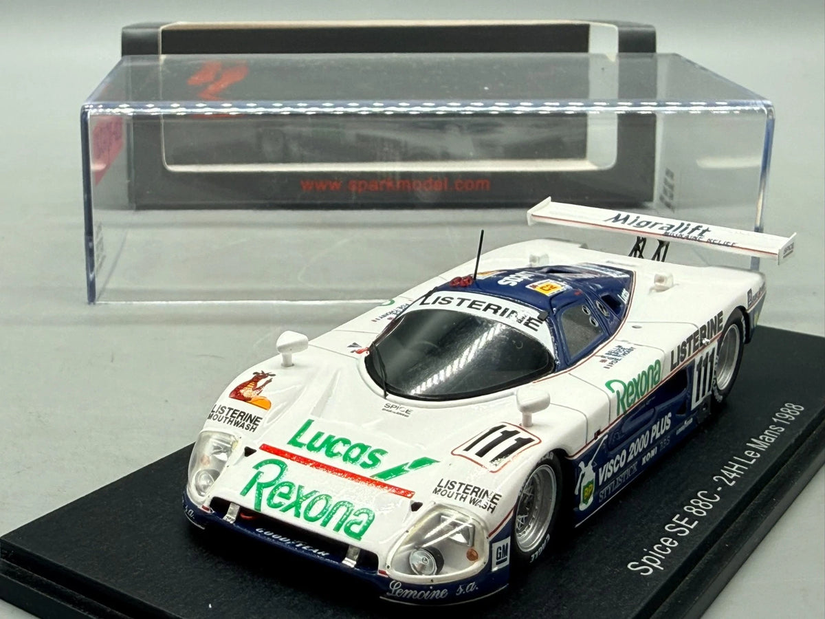 Modellautos 1:43 Spark Spice SE 88C - 24h Le Mans 1988 #111 + OVP