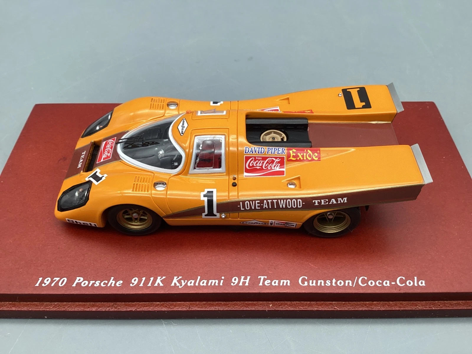 Modellautos 1:43 TrueScale Porsche 911K Kyalami Gunston/Coca Cola 1970 mit OVP