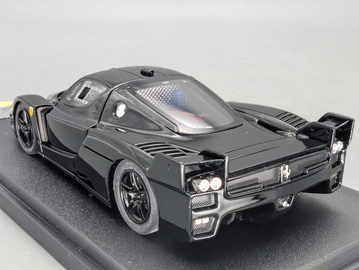 Modellautos 1:43 BBR Ferrari FXX  2006 Black mit Vitrine + OVP
