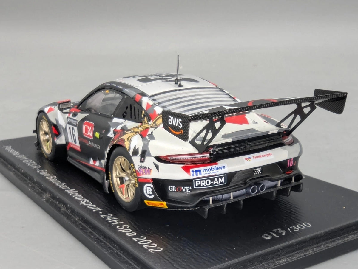 Modellautos 1:43 Spark SB530 Porsche 911 GT3 R 24h Spa 2022 Earl Bamber #16 OVP