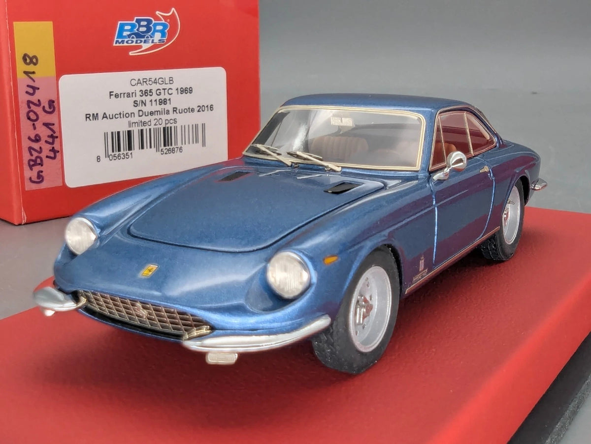 Modellautos 1:43 BBR Ferrari 365 GTC 1969 RM Auction Duemila 2016 Ltd 07/20 OVP