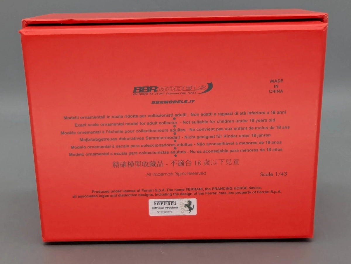 Modellautos 1:43 BBR Ferrari 250 GT Pininfarina Coupe S/N 1637GT Ltd 08/10 OVP