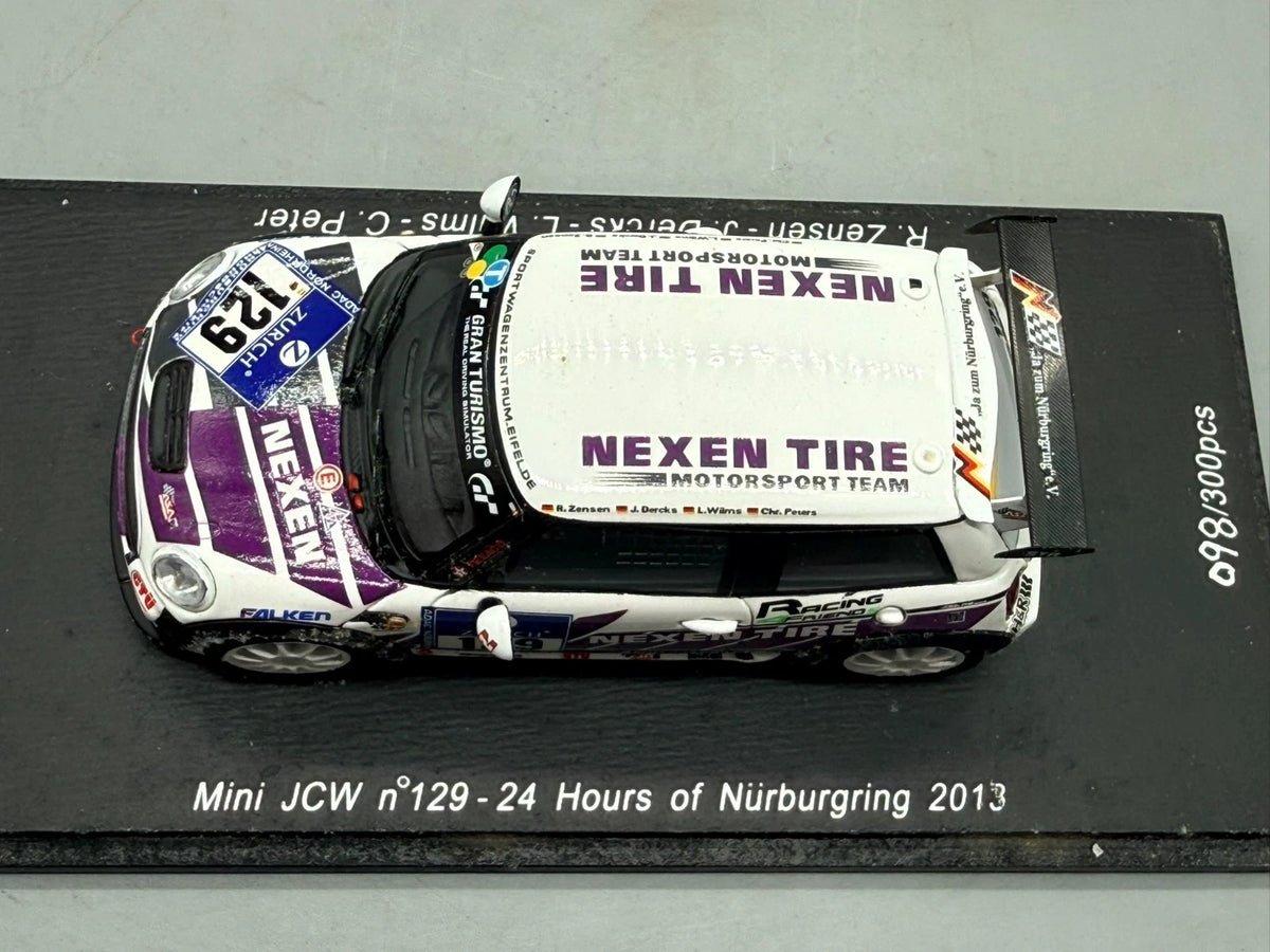 Modellautos 1:43 Spark Mini JCW #129 24h Nürburgring 2013 + OVP