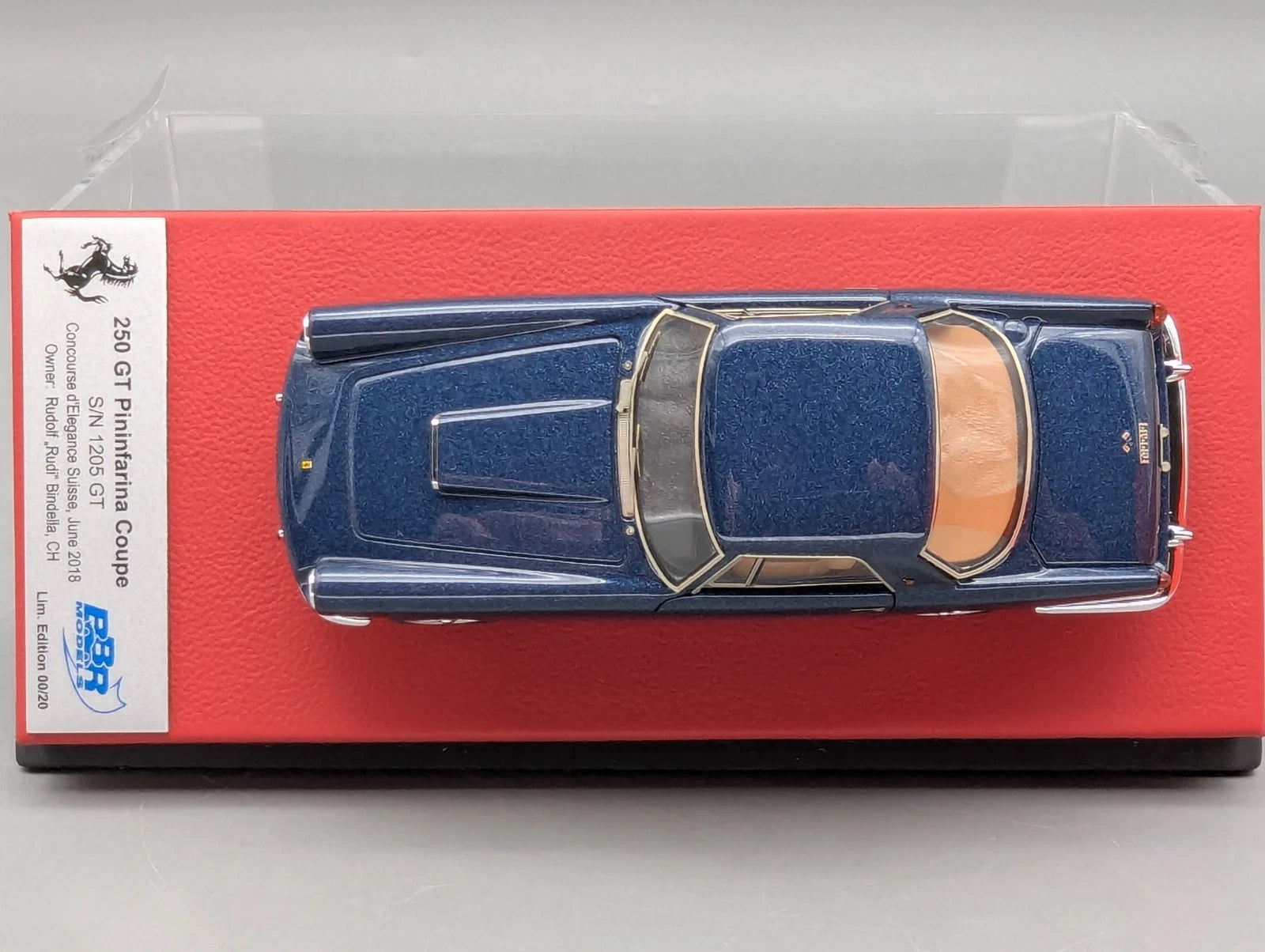 Modellautos 1:43 BBR Ferrari 250 GT Pininfarina Coupe Ltd 00/20 OVP