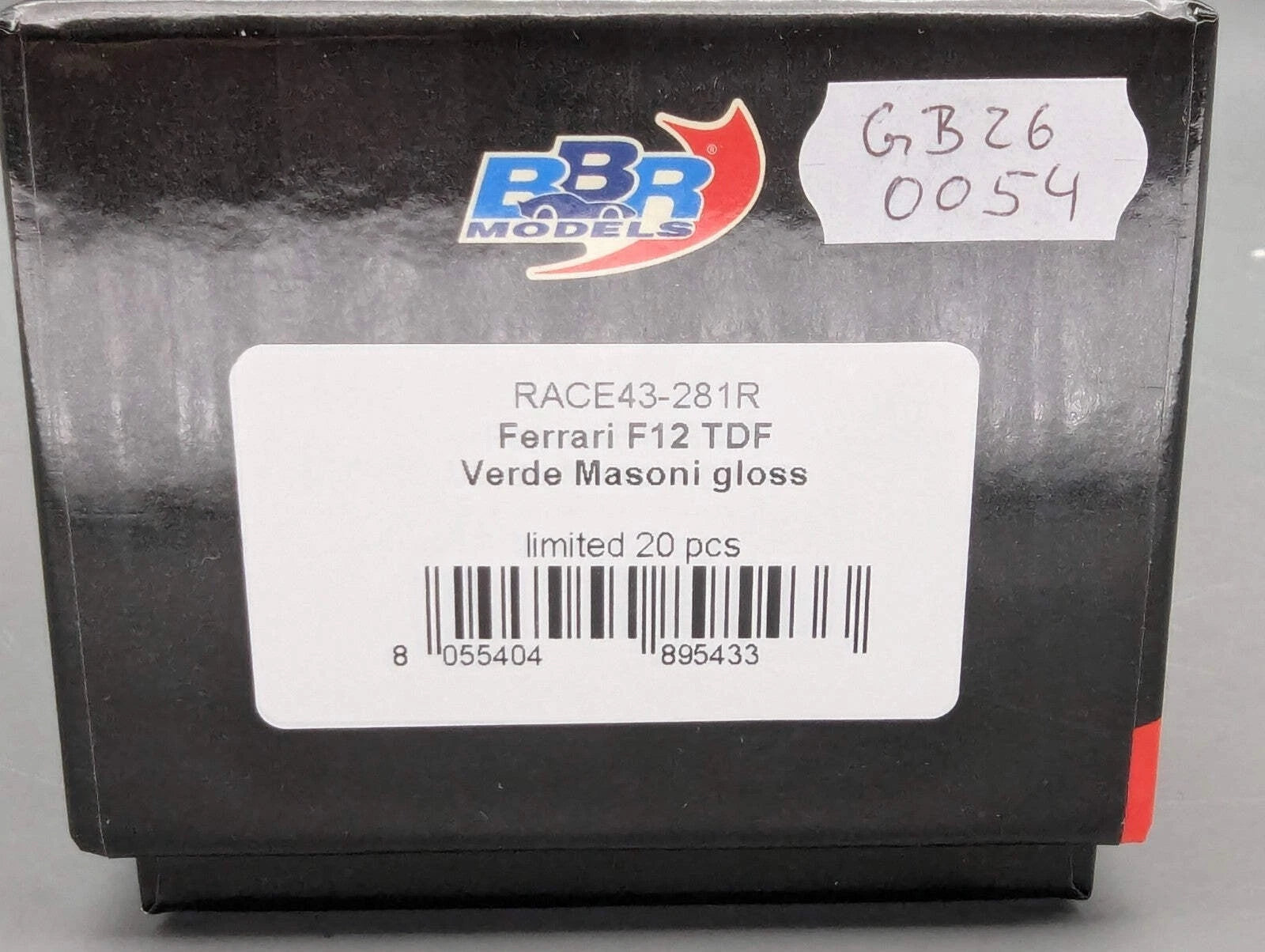 Modellautos 1:43 BBR Concept43 Ferrari F12 TDF Verde Masoni Gloss Ltd 19/20 OVP