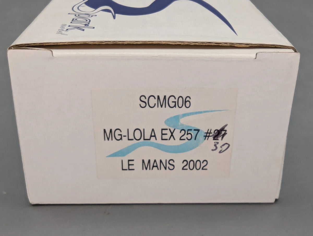Modellautos 1:43 Spark MG Lola EX 257 24h Le Mans 2002 #30 mit OVP