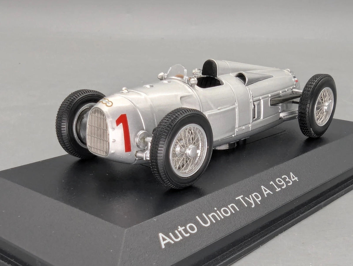 Modellautos 1:43 Minichamps Auto Union Typ A WINNER 1934 #1 H. Stuck Dealer OVP