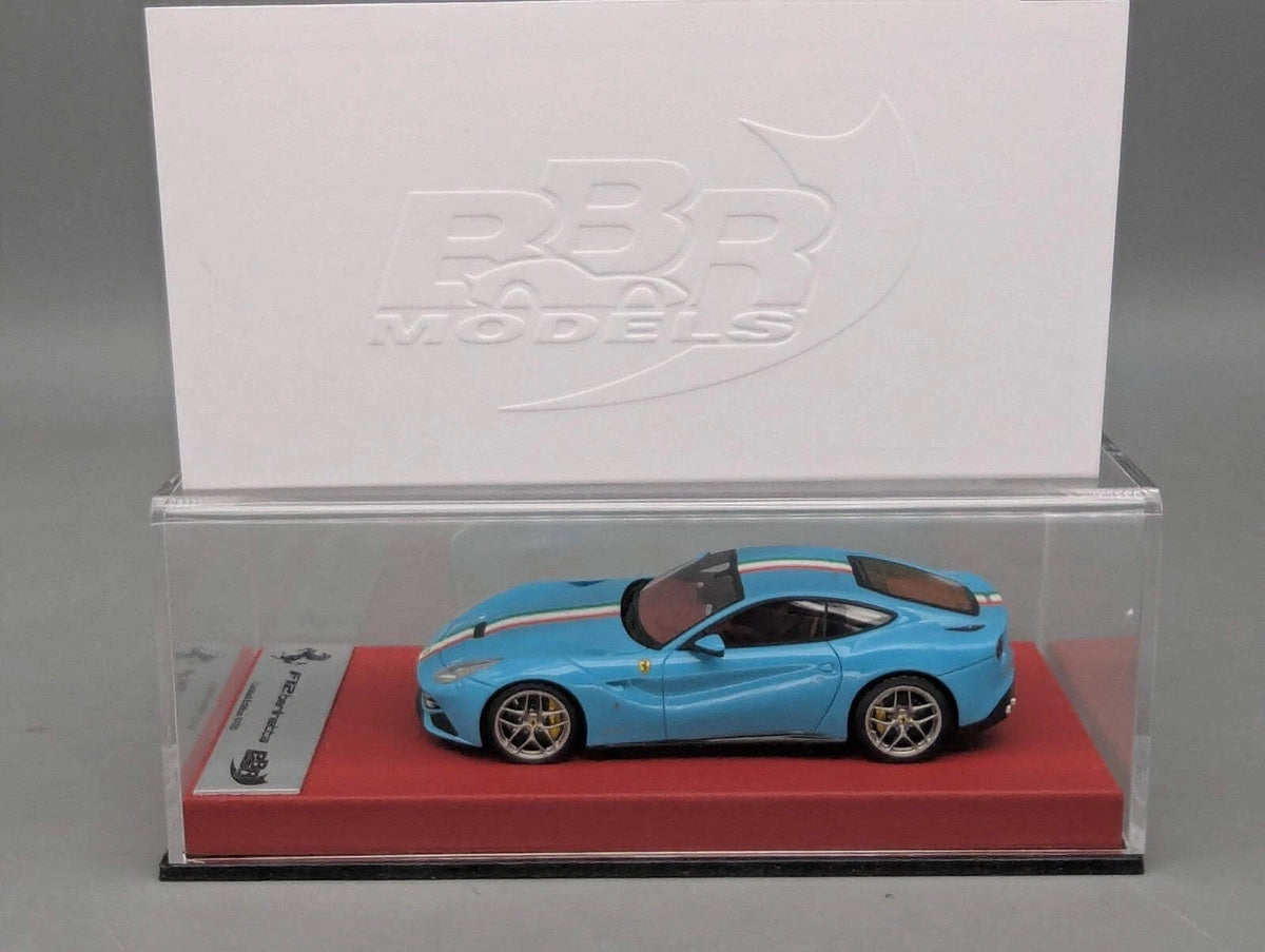 Modellautos 1:43 BBR Concept43 Ferrari F12 Berlinetta Baby Blu Ltd 07/25 mit OVP