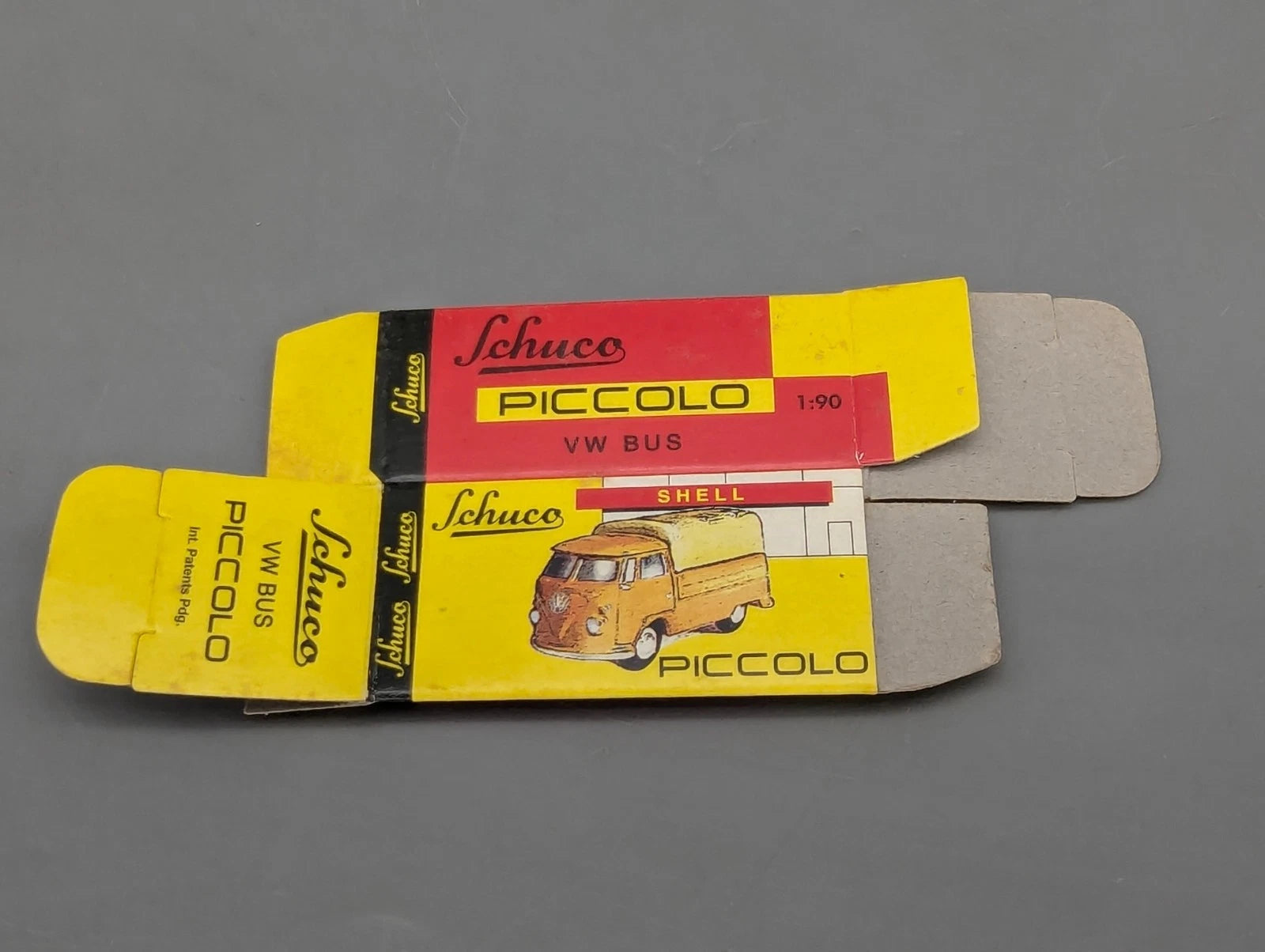 Modellautos 1:90 Schuco Piccolo VW T1 Pritsche / Plane VW-Kundendienst in OVP